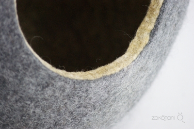 jaskinia wełniana szara PRODUKT DOSTĘPNY NA ZAMÓWIENIE | ZAKOTANI