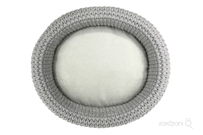 bedding of cotton twine light grey | ZAKOTANI
