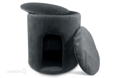 pouffe graphite | ZAKOTANI
